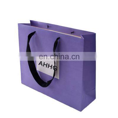 custom logo boutique business card printing gift bags eco friendly clothes packaging shopping bags with handle