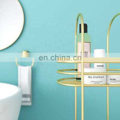 Горячие продажи. Современный оптовый стиль. Стеллажи для хранения из цветного металла, держатели для ванной комнаты с колесами, стеллажи для хранения в гостиной photo-3