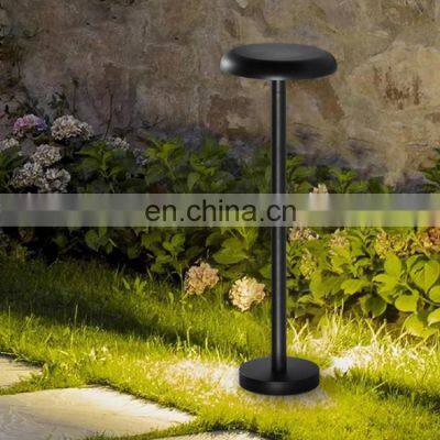 HUAYI Waterproof IP65 Backyard Rotatable Aluminum Glass Lawn Outdoor LED Garden Light