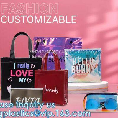 Fashionable Design Luxury PVC Handbag Purse, Organizer Dust Cover, Bag Protector, Magnetic Snap Closure