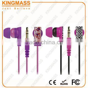 Shenzhen Mobile phone accessories OEM printed earphones