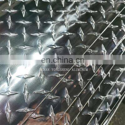 Chinese Supplier Custom 4 x 8 Aluminum Checker Plate 1.5mm 5754 Embossing Aluminum Diamond Plate Sheet Roll