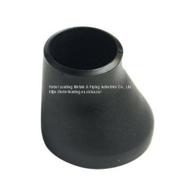 Eccentric Reducer Black Paint Seamless Buttweld