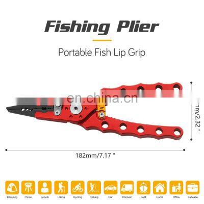 New Aluminum Alloy Outdoor Fishing Tools High Quality Luya Pliers Hook Hook Portable Pliers photo-4