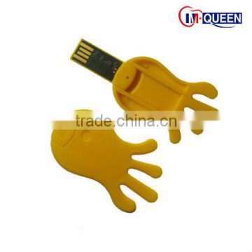 Hot selling! Rubber mini hand usb flash drive