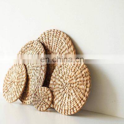 Set Placemats Water Hyacinth Placemat Natural Woven Wall basket decor basket wholesale made in Vietnam