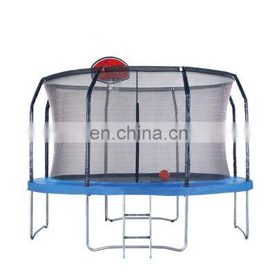 Kids Play Ground Equipment Outdoor Mini 14ft 15ft 16ft Trampoline With Enclosure Net photo-2