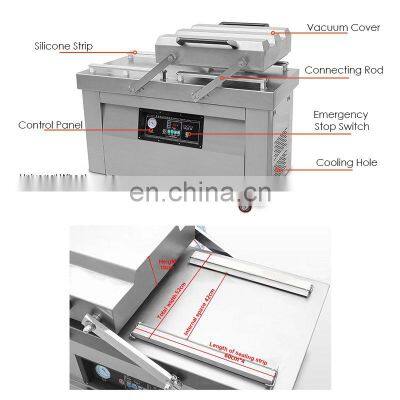 10Kg Package Rice Air Fill Vertical Big Bag Sweet Corn Single Chamber Desktop Vacuum Pack Machine For Seafood photo-5