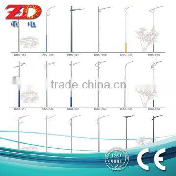 Q235 used steel street light pole 5M