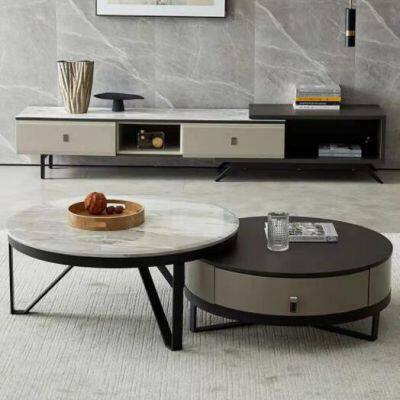 Round coffee table