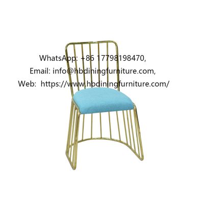 Internet celebrity fashion velvet round dining chair