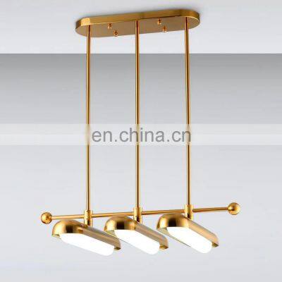 Classic Retro Brass Transparent Glass Pendant Light Home Hotel Exhibition Hall Decoration Lighting Chandeliers