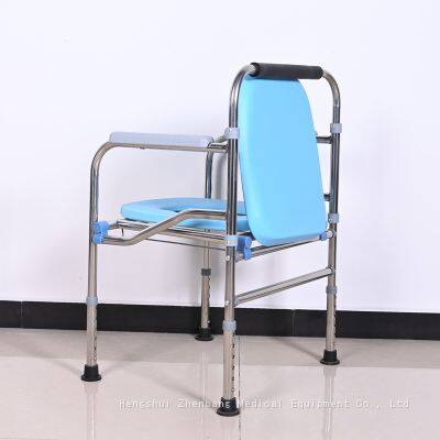 Zhenbang Elderly Toilet Seat, Pregnant Woman's Seat, Elderly Stool, Household Mobile Toilet Seat, Sturdy Seat, Toilet Chair photo-3