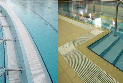 ABS Plastic Wavy Gratings for Overflow Swimming Pool Gutter Driveway Pool Overflows photo-5