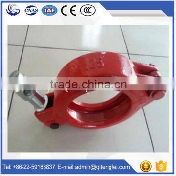 All types clamp on pipe coupling, flexible rubber pipe coupling, pipe clamp fitting