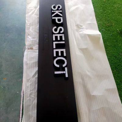 Acrylic Luminous Words Mini Words Resin Outdoor Advertising Back Luminous Stainless Steel Advertising photo-3