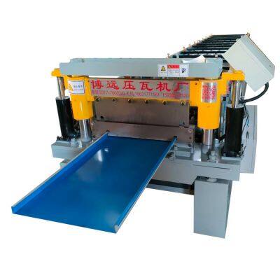 25-400 type low standing edge tile press machine aluminum magnesium manganese roof panel press machine