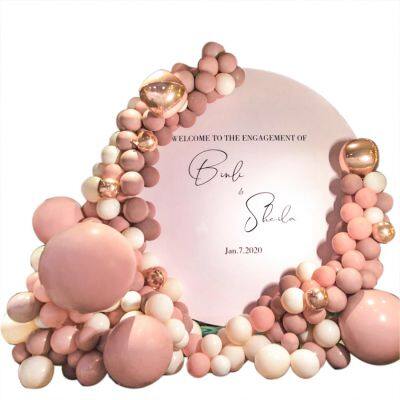 Promo??o Quente Decora??es para Chá de Bebê e Casamento Kit de Arco de Guirlanda de Bal?es Marrons Bal?es de Aniversário de Látex Conjunto de Globos Ballons
