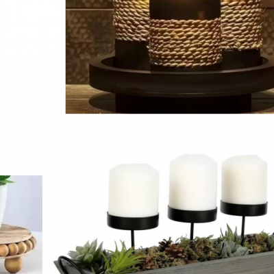 Diffuser container, candle holder