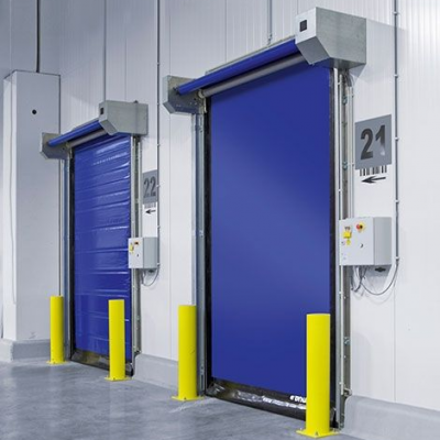 Fast-Acting Cold Room High-Speed Roll-Up Door for Freezers & Chillers