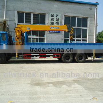 Hot Sale Euro III or Euro IV Dongfeng 6x4 truck mounted with 10 ton crane