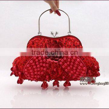 chindese two fish luxury beaded bag handles