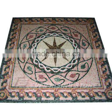 waterjet marble mosaic medallion