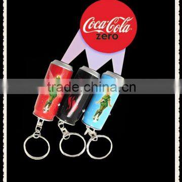 Promotional Gifts Led Projector Bottle Shape Keychain,custom Led Bottle Keychain ,led Beer Shape Projector Bottle Keychain photo-3