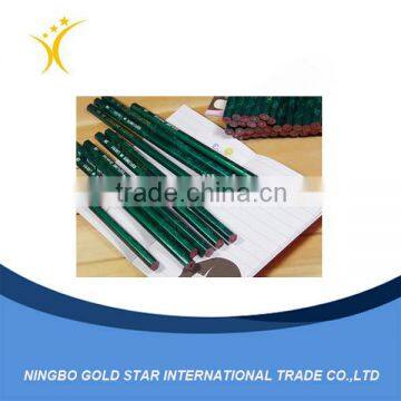 High quality HB wooden pencil with logo printing