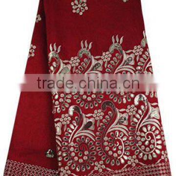 Mitaco african embroidery george lace fabric african silk george lace GP1005