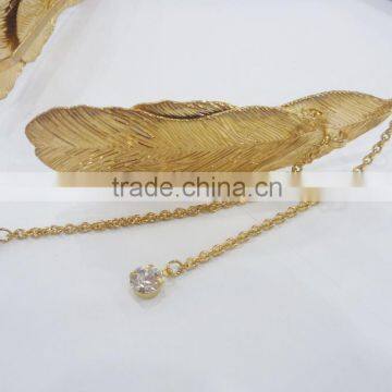 FASHION LEAVES RHINESTONE HAIR BAND photo-3