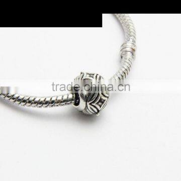 New Style Anti-silver Big Hole Zinc Alloy Loose Beads,Chain Bracelets Accessories photo-3