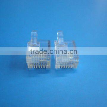 RJ12 female connector right latched