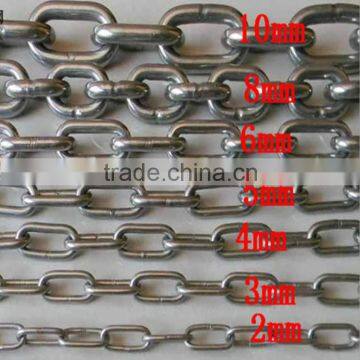 Chain factory selling welded galvanized iron link chian