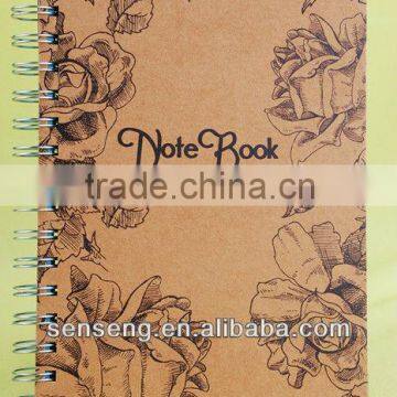 Double coil notebook