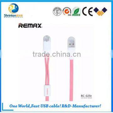Fast charging usb cable 2 in 1 data cable Micro usb cable
