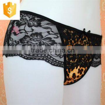 French Lace Panties Leopard Print Sexy Women Lingerie photo-5