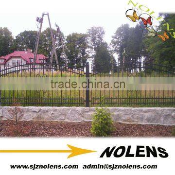 Fancy Wrought Iron Fence Designs For Big Hotel/Shopping Mall