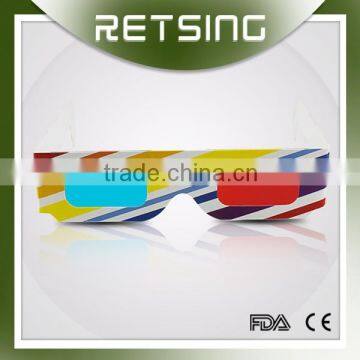 Red blue 3d cardboard glasses