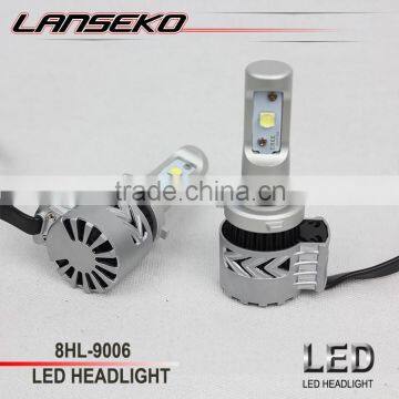 High performance super powerful 6000lm led headlight auto CREEs chip led headlamp with 24 months warranty