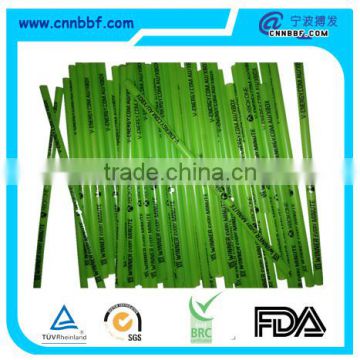 eco-friendly disposable color plastic drinking straight straw