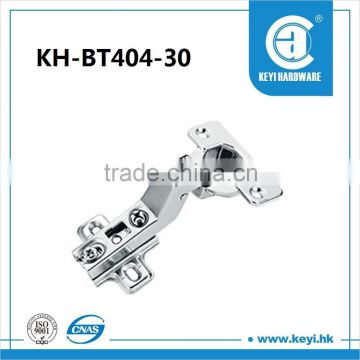 KH-BT404-30 slide-on cabinet hinge, 30-degree non-buffer cabinet hinge