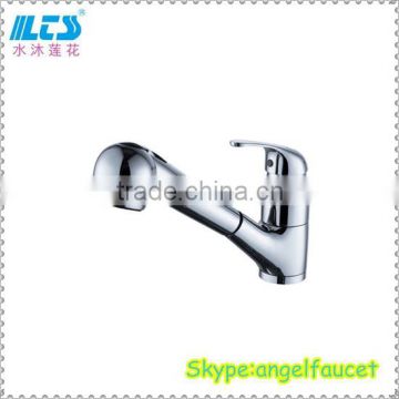 Sink Mixer Tap Chrome Plated Pull Out Kitchen Faucet