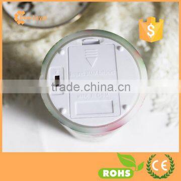Custom Pattern Print Flameless Energy Saving LED Candle With A Soft Pale Yellow Flame