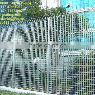 galvanized steel grating mesh fence