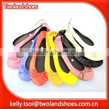 Ballerina ballet Rollasole flat Roll Up foldable Shoes