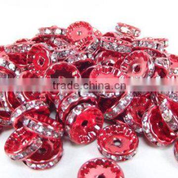 wholesle crystal rhinestone spacer finding beads!! shinny crystal beads for jewelry DIY making!!