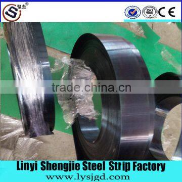 Blue tempered steel strip