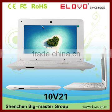 dual core laptop computer 10.1inch high-definition TFT Android OS wired and wifi network