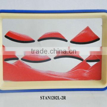 Shifting Sand Picture for Decoration Red